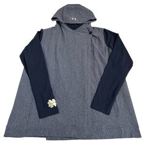 Under Armour Jacket‎ Womens XL Notre Dame Transit Wrap Athletic Hoodie Football
